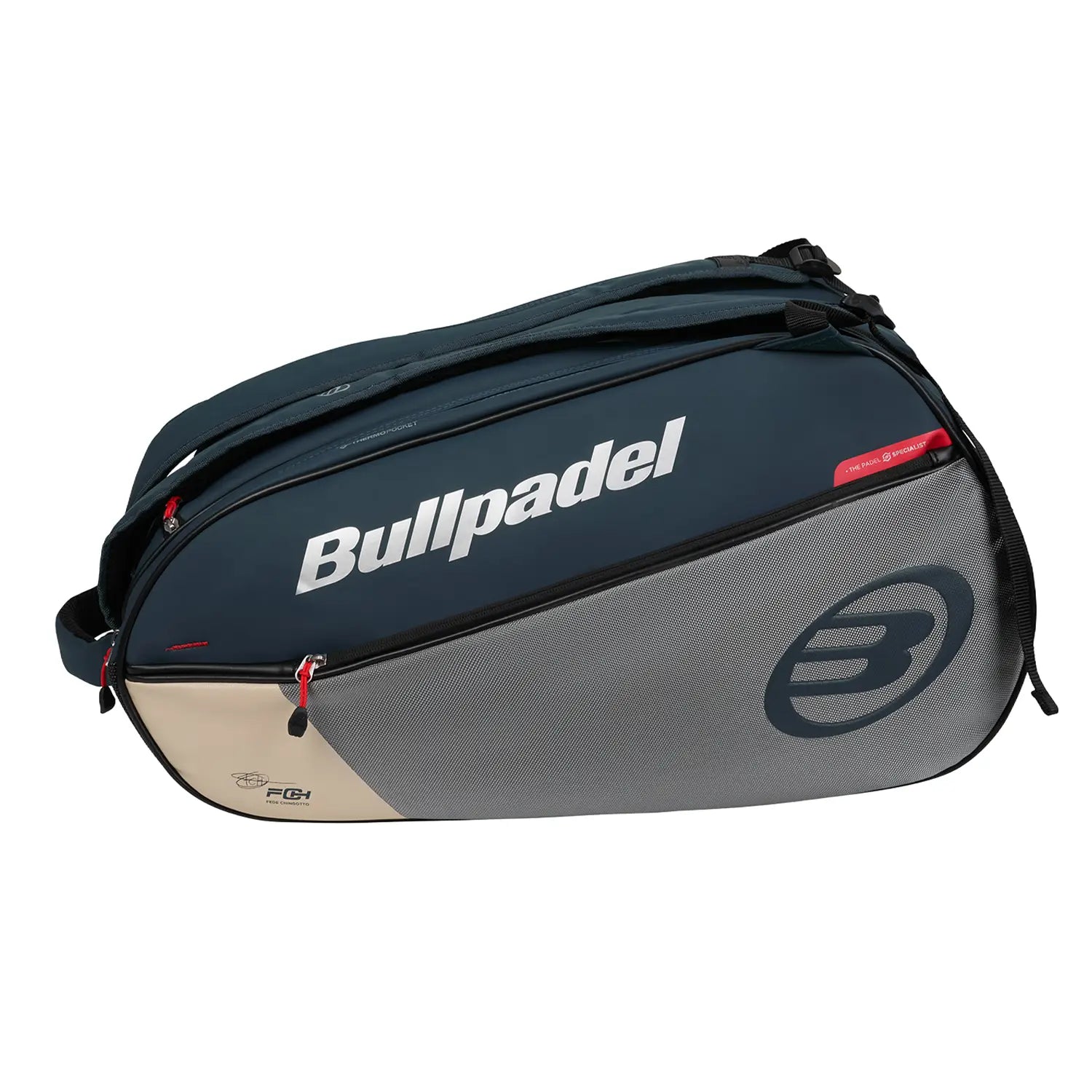 Bullpadel BPP26017 Neuron Dunkelgraue Padeltasche