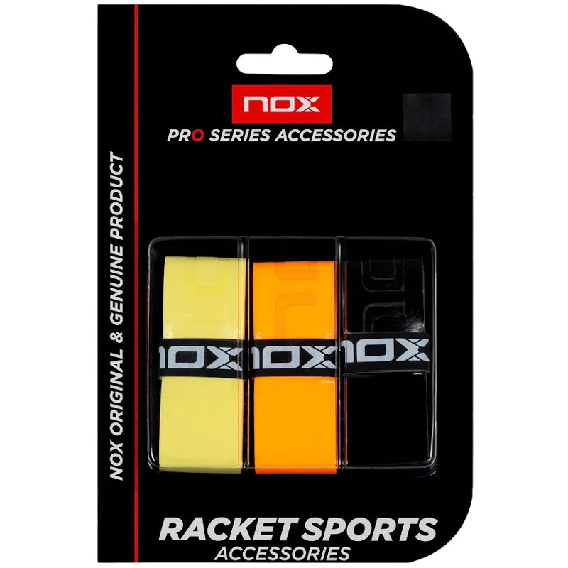 Blister (Pack 3) Overgrips Nox Pro Lisos Colores
