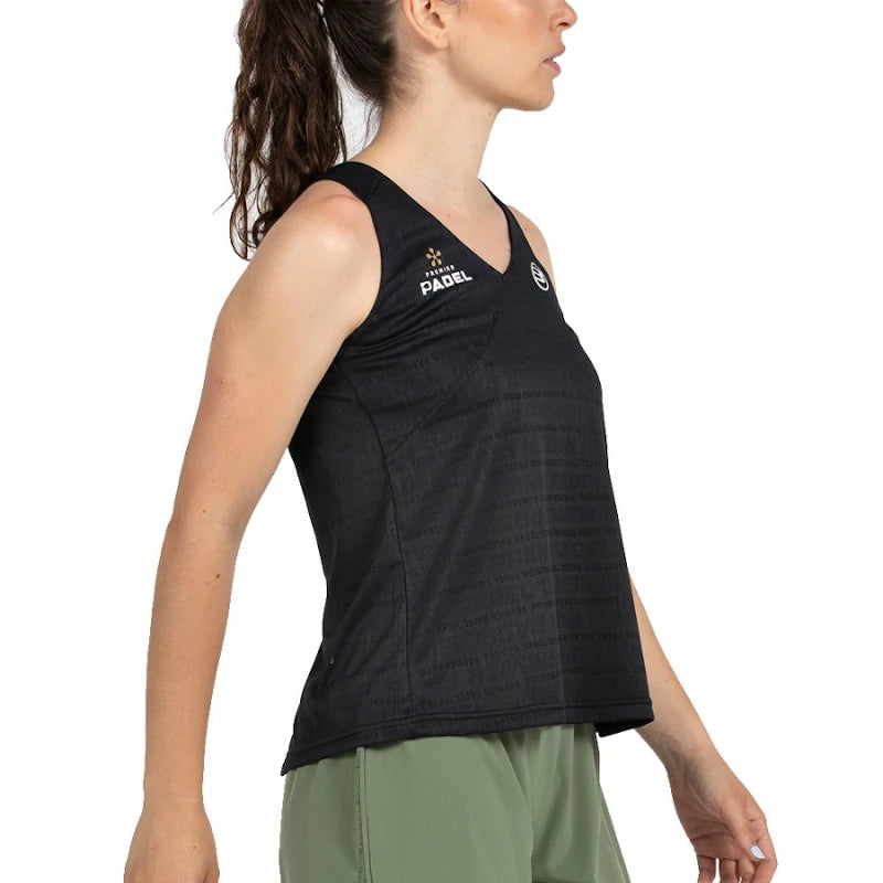 Bullpadel Piura Schwarzes T-Shirt 2026