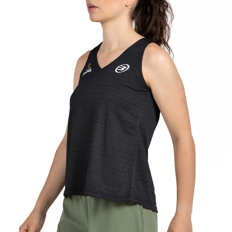 Bullpadel Piura Schwarzes T-Shirt 2026