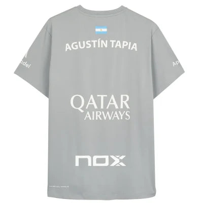 Nox sponsert graues AT10-T-Shirt