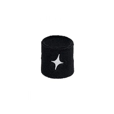 Starvie Black Star White Wristbands