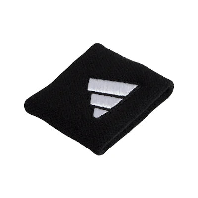 Muñequeras Adidas Pequeñas Negro/Blanco