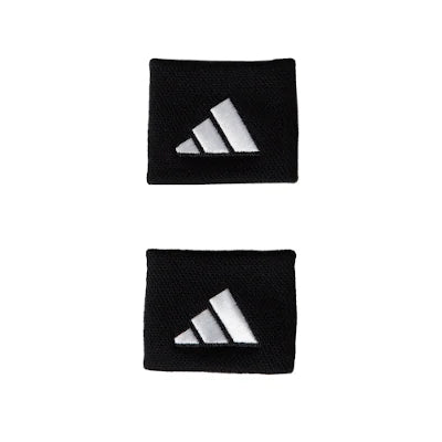 Muñequeras Adidas Pequeñas Negro/Blanco