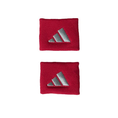 Muñequeras Adidas Pequeñas Rojo/Gris