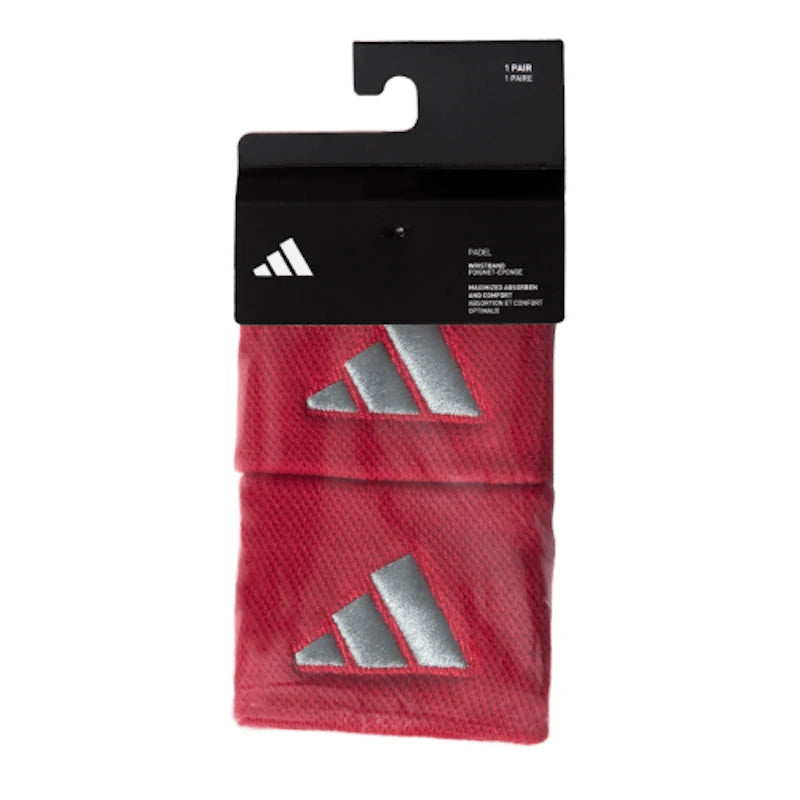 Muñequeras Adidas Pequeñas Rojo/Gris