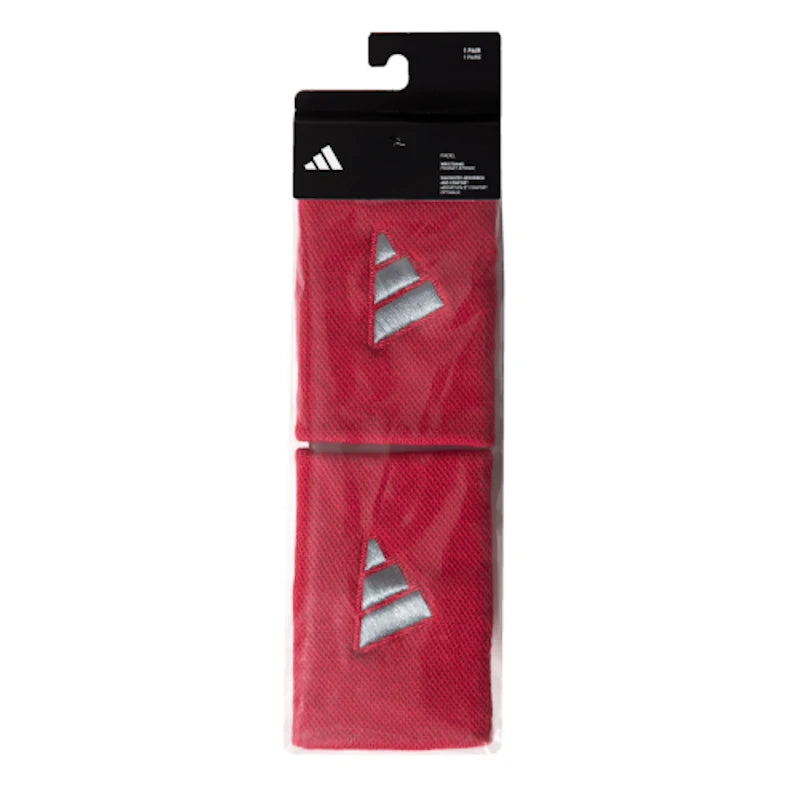 Muñequeras Adidas Rojo/Gris