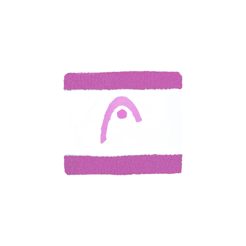 Muñequeras Head Striped 2.5 Alight Lilac/Blanco 2025