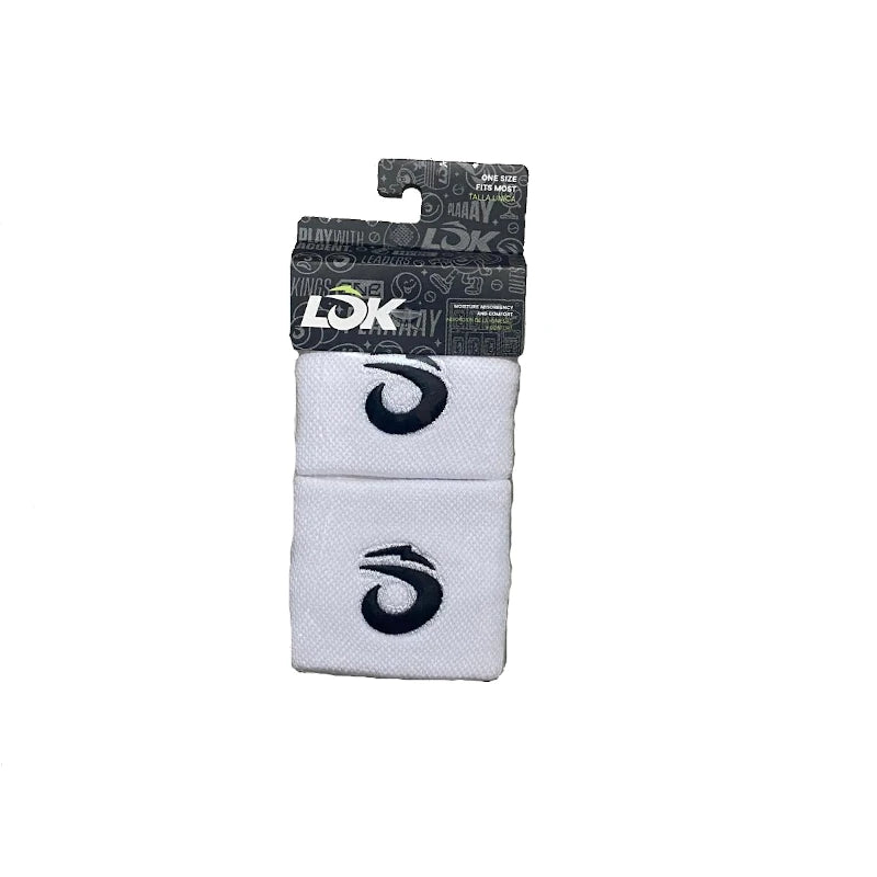 Muñequeras Lok Match Blanco
