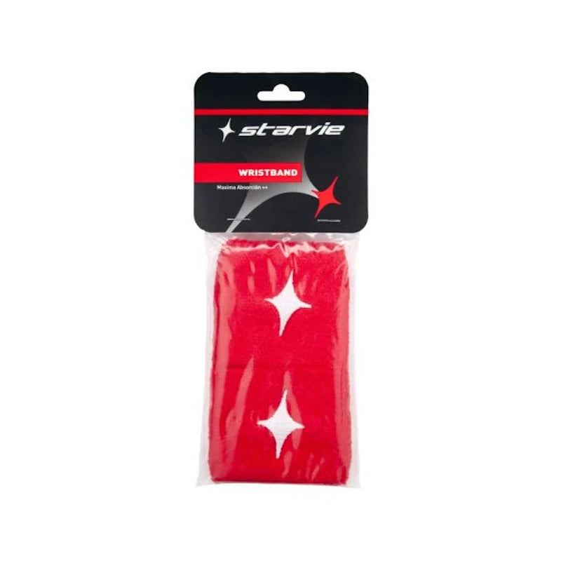 Starvie Red Star White Wristbands