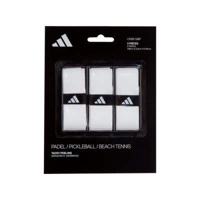 Pack 3 Overgrips Adidas Blancos