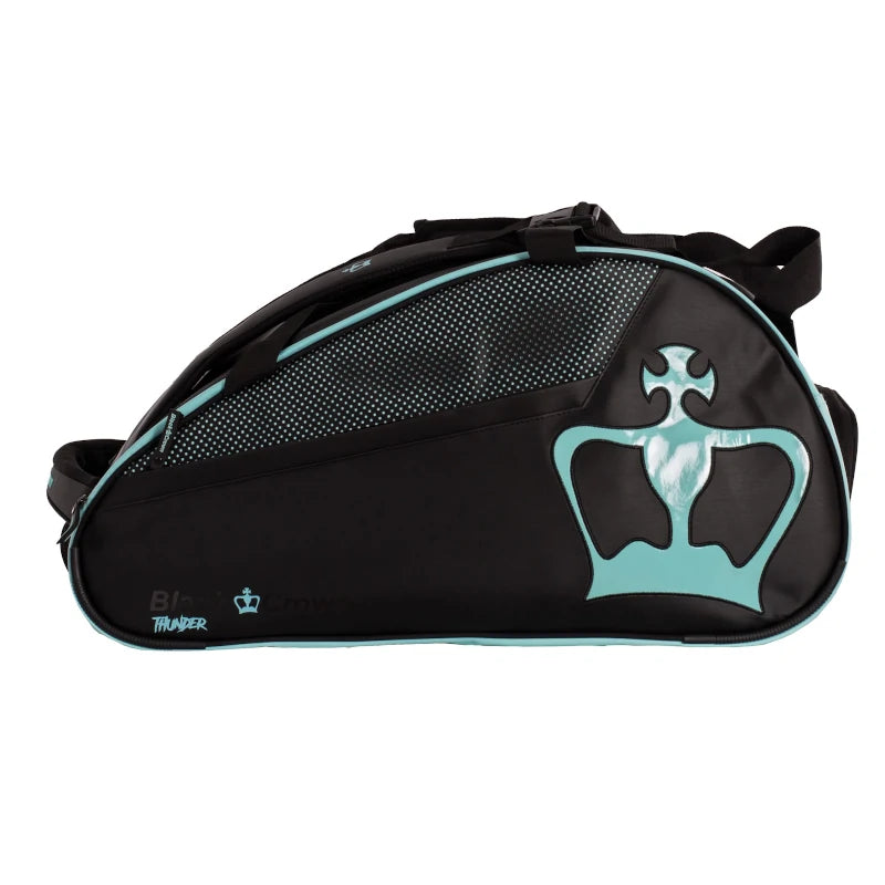 Black Crown Thunder Black/Turquoise Padel Bag