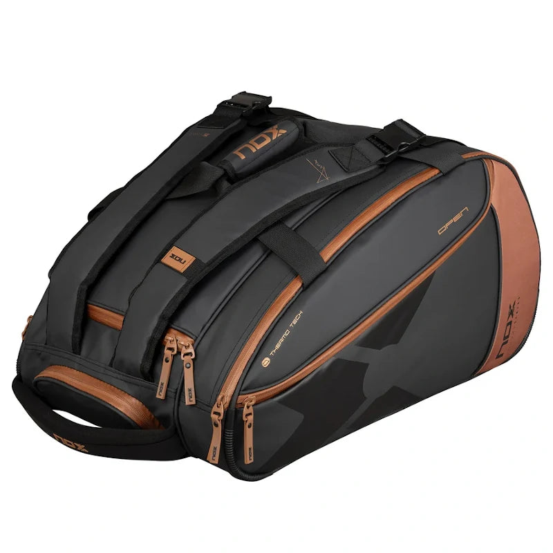 Nox Luxury Open Series Padeltasche Schwarz/Braun