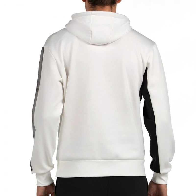 Sudadera Bullpadel Palmiro Blanco 2026