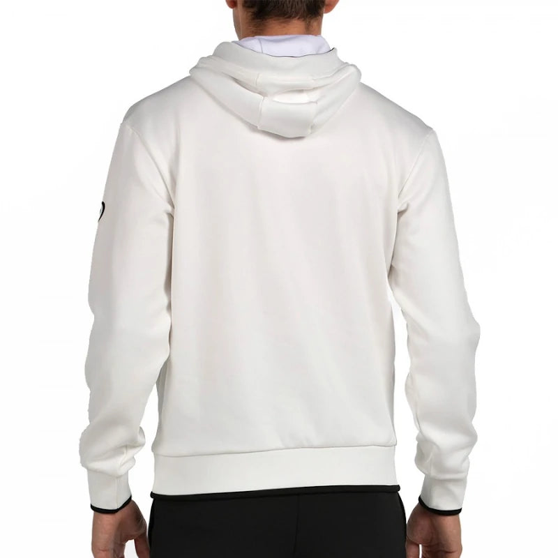 Sudadera Bullpadel Piatro Blanco 2026