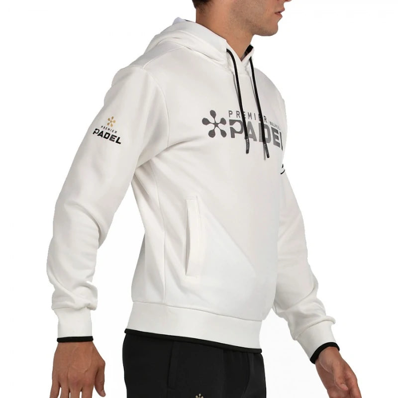 Sudadera Bullpadel Piatro Blanco 2026
