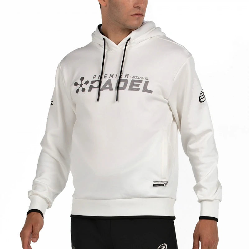 Sudadera Bullpadel Piatro Blanco 2026