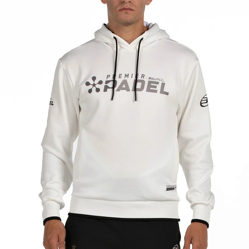 Sudadera Bullpadel Piatro Blanco 2026