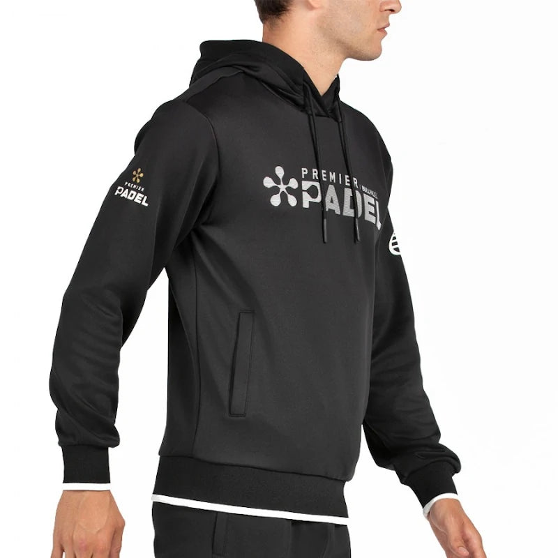Sudadera Bullpadel Piatro Negro 2026