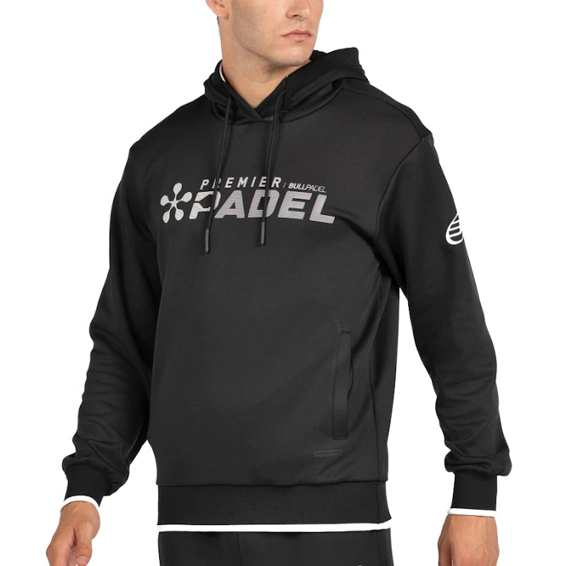 Sudadera Bullpadel Piatro Negro 2026
