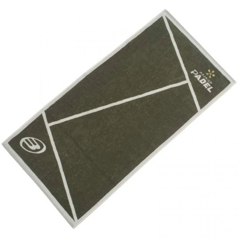 Bullpadel Premier Padel-Handtuch 100×50 Khaki/Ecru
