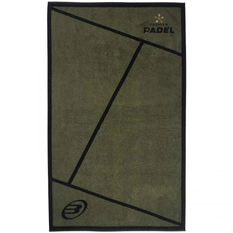 Toalla Bullpadel Premier Padel 100×50 Kaki/Negro