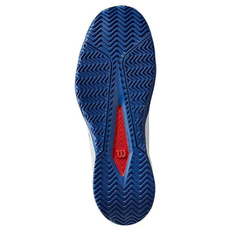 Wilson Rush Lite Weiß/Blau/Rot 2025