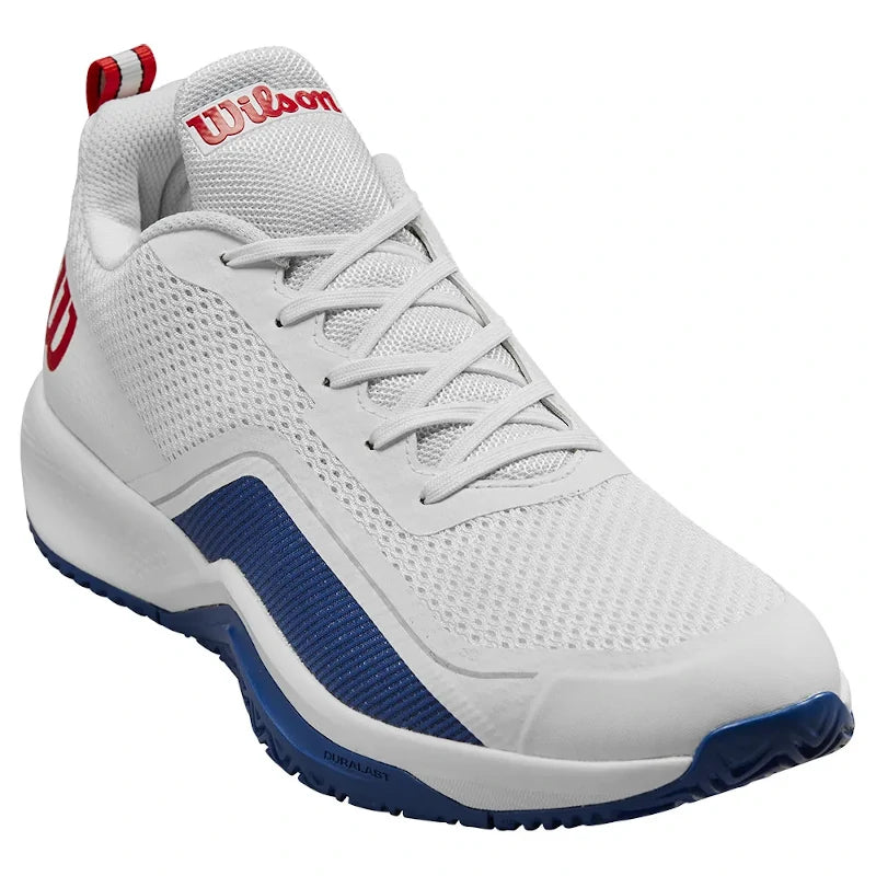 Wilson Rush Lite Weiß/Blau/Rot 2025