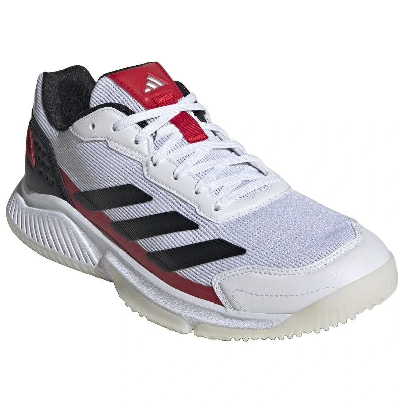 Zapatillas Adidas Courtquick Padel M Blanco/Negro/Rojo