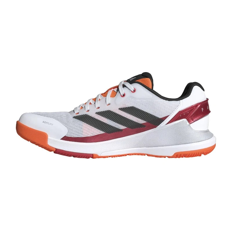 Adidas Crazyquick LS Padel M Weiß/Aurora Coffee Met./Orange 2026