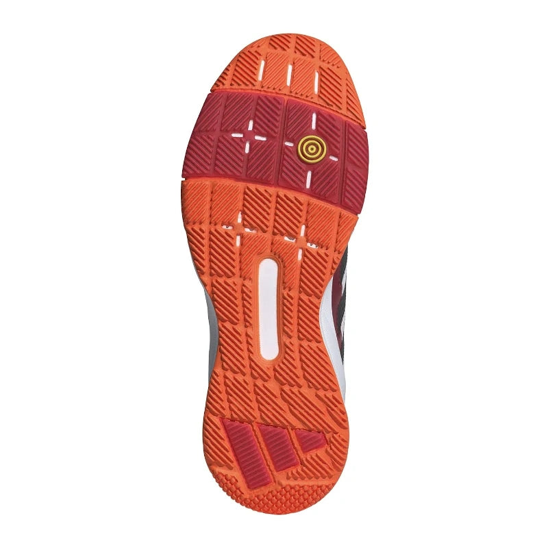 Adidas Crazyquick LS Padel M Weiß/Aurora Coffee Met./Orange 2026