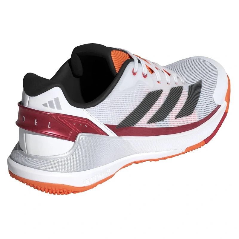 Adidas Crazyquick LS Padel M Weiß/Aurora Coffee Met./Orange 2026