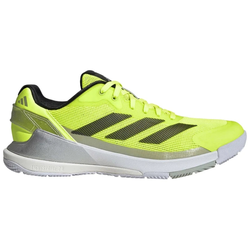 Adidas Crazyquick LS M, leuchtend zitronengelb, schwarz-silber-metallic