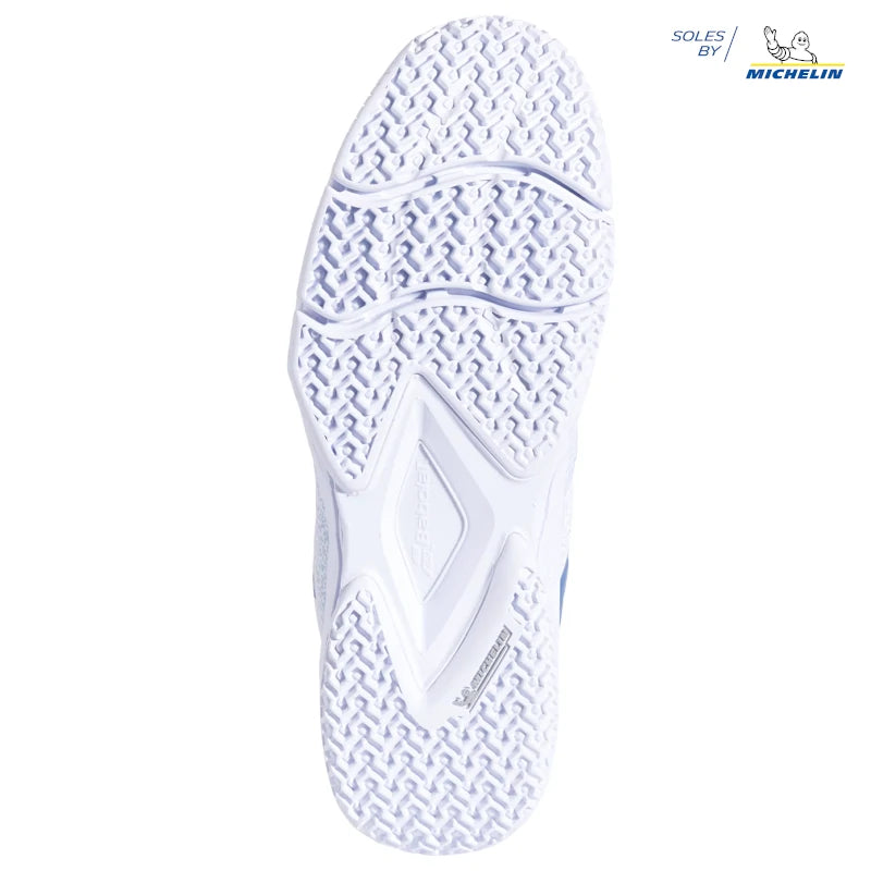 Zapatillas Babolat Sensa Women Blanco/Azul Claro