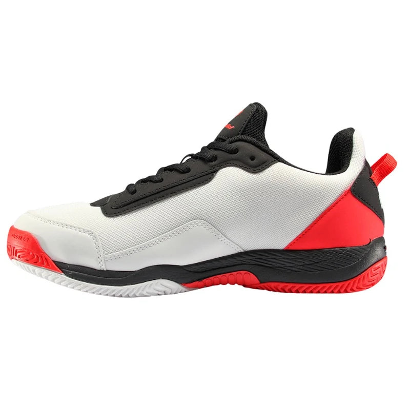 Zapatillas Bullpadel Buker Jr 25V Blanco/Rojo