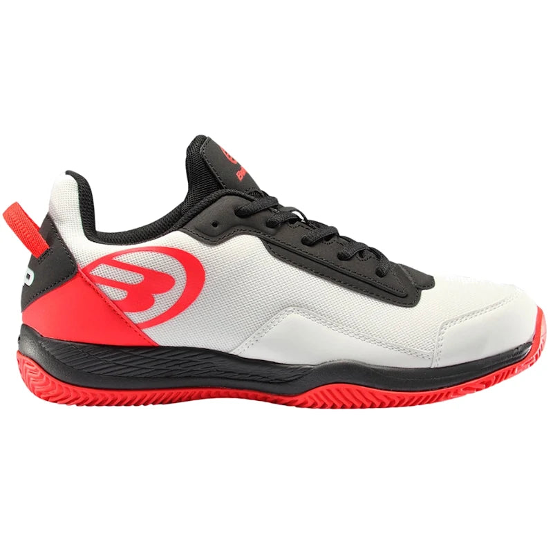 Zapatillas Bullpadel Buker Jr 25V Blanco/Rojo
