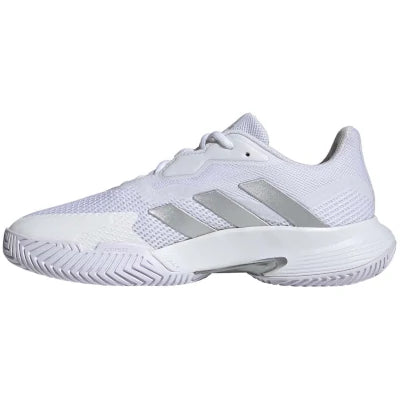 Adidas Courtjam Control W in Weiß/Silber