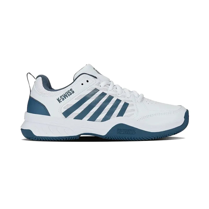 Zapatillas K-Swiss Hombre Court Express 2 Clay Blanco/Azul Agua