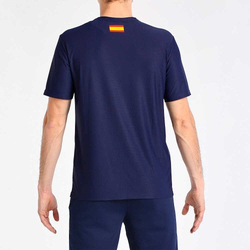 Blaues Trikot der spanischen Padel-Nationalmannschaft Bullpadel Fang