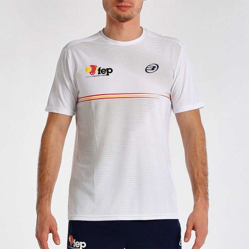 Camiseta Bullpadel Fang Selección Española Padel Blanca