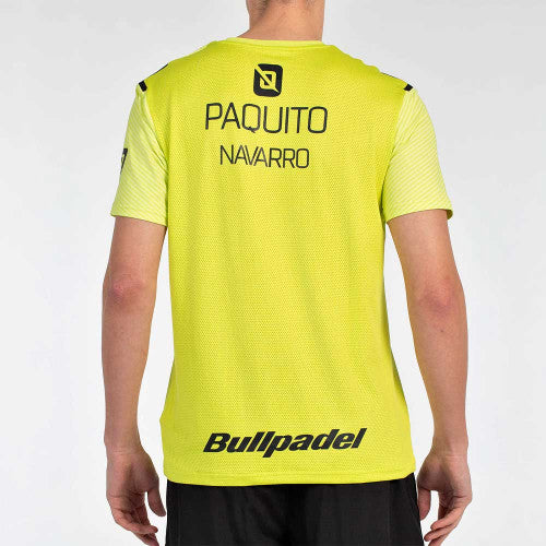 Camiseta Bullpadel Paquito 25V Amarilla