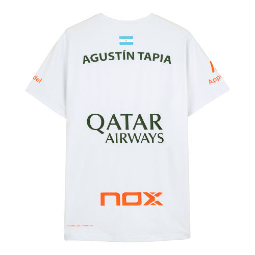 Camiseta Nox Sponsors AT10 Blanca