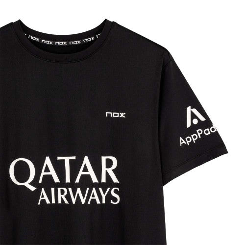 Nox sponsors AT10 schwarzes T-Shirt