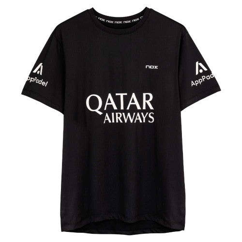 Nox sponsors AT10 schwarzes T-Shirt