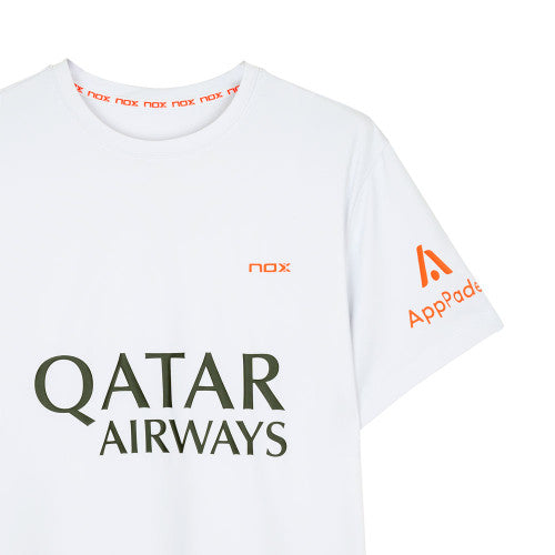 Camiseta Nox Sponsors AT10 Blanca