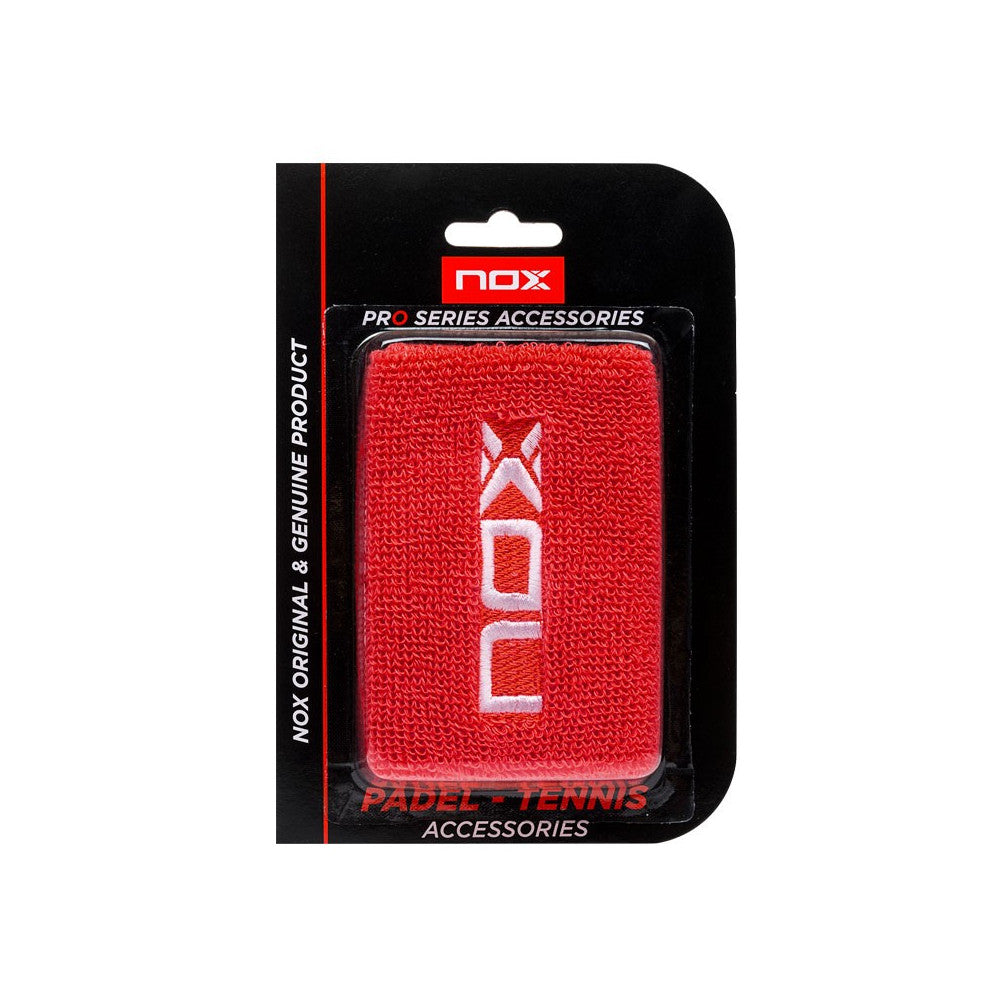 Pack 2 muñequeras Nox Rojo