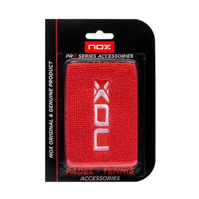 Nox Wristbands Red White Logo