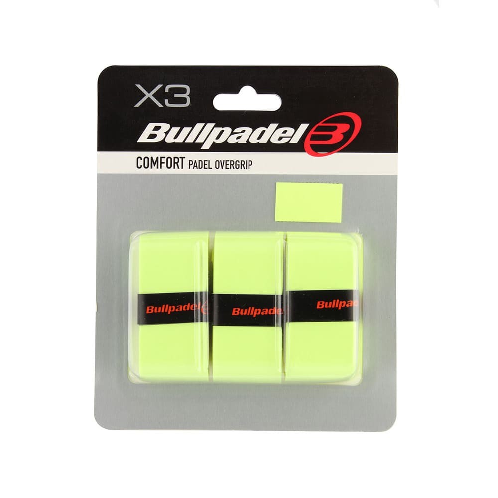 Pack 3 Overgrips Bullpadel Comfort Amarillo fluor