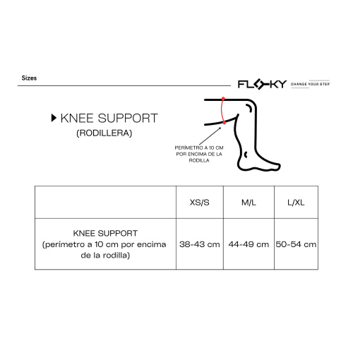 Floky Kniebandage für das linke Knie